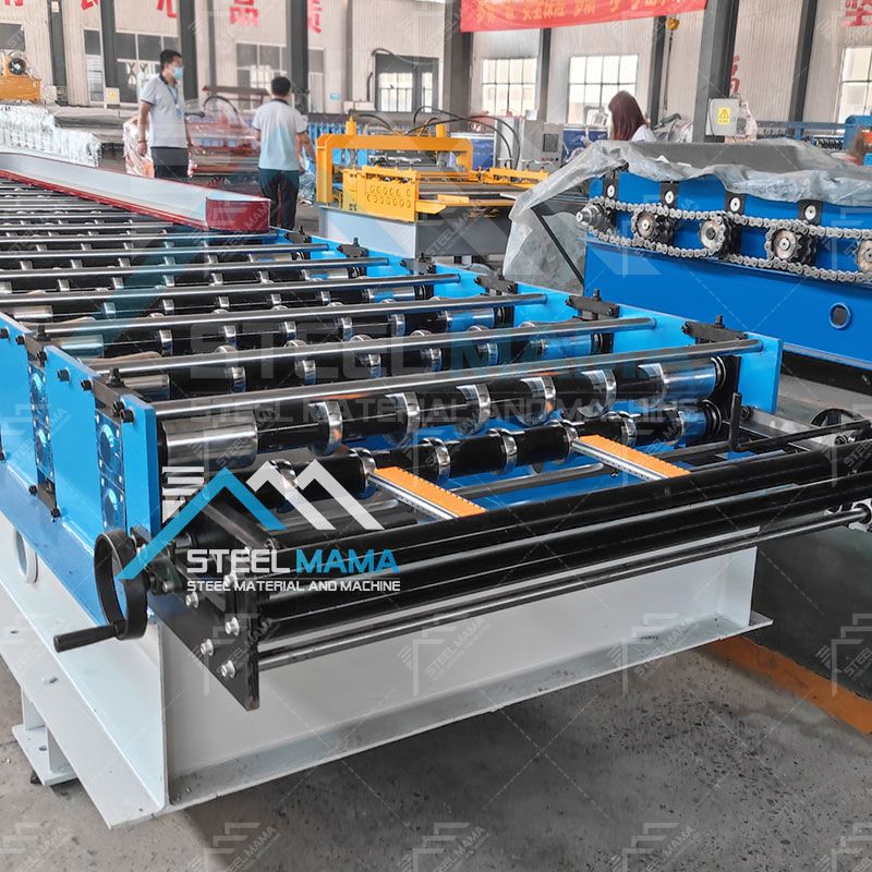 Mexico Popular Building Materials Galvanized Metal Tile Roof Sheet Roll Forming Machine