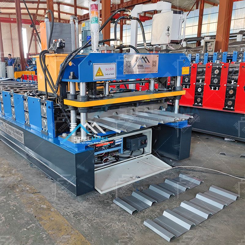 Turkey Popular High Quality Fully Automatic Color Metal 800 IBR Trapezoidal Roofing Sheet Roll Forming Machine
