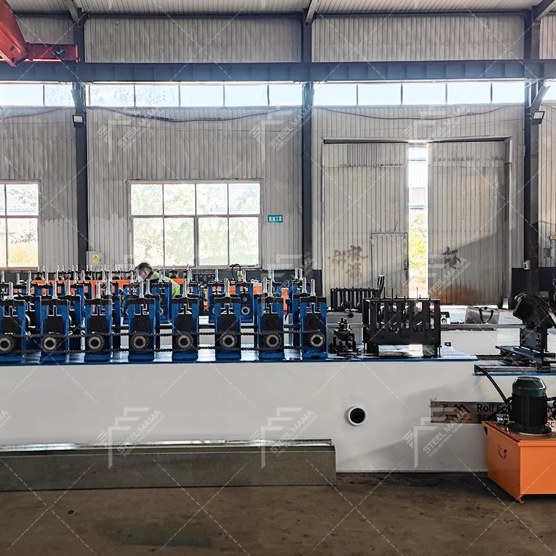 High Quality Automatic 30M Metal Galvanized Steel C Channel Purlin Roll Forming Machine