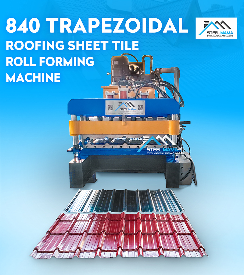 glazed steel tile roll forming machine
