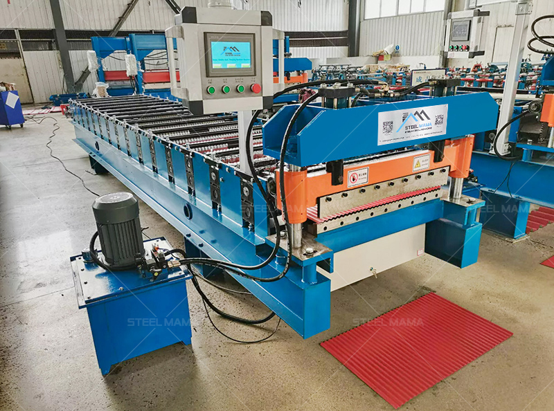 roof sheet panel corrugated roll forming machine