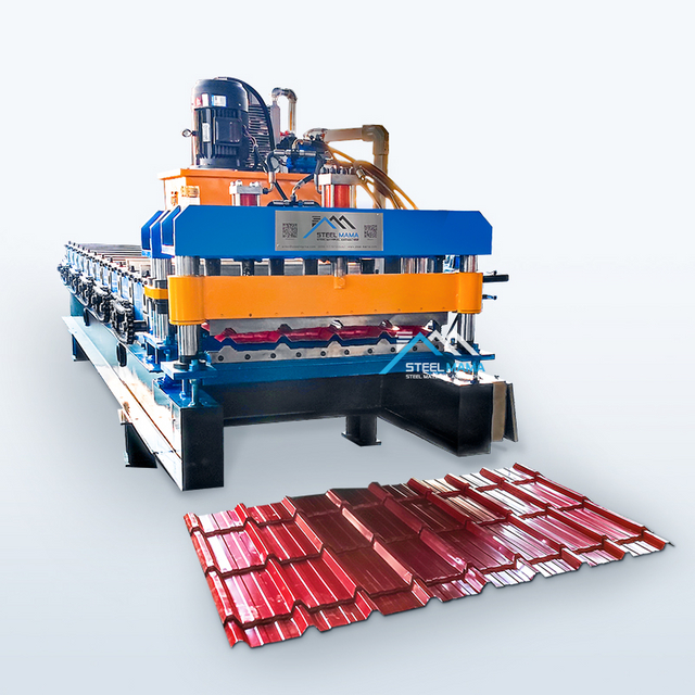 Full Automatic Metal Roof Panel 840 Trapezoidal Glazed Tile Roll Forming Building Material Machine