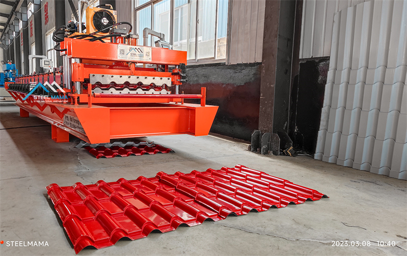 glazed tile roll forming machine price