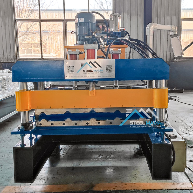 Factory Direct Sale High Performance 840 Ibr Trapezoidal Roof Glazed Tile Making Cold Roll Forming Machine