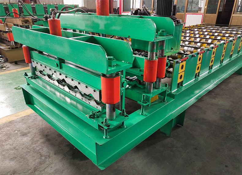 Building Material Automatic Glazed Roof 1000 Brick Tile Roll Forming Machine