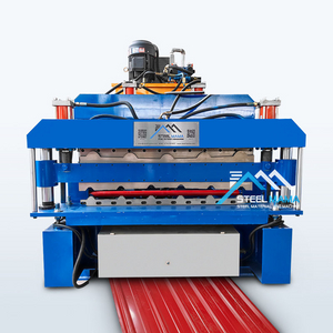 TR6 IBR Trapezoidal And Corrugated Tile Double Layer Sheet Iron Steel Roll Coil Roof Roll Forming Machine