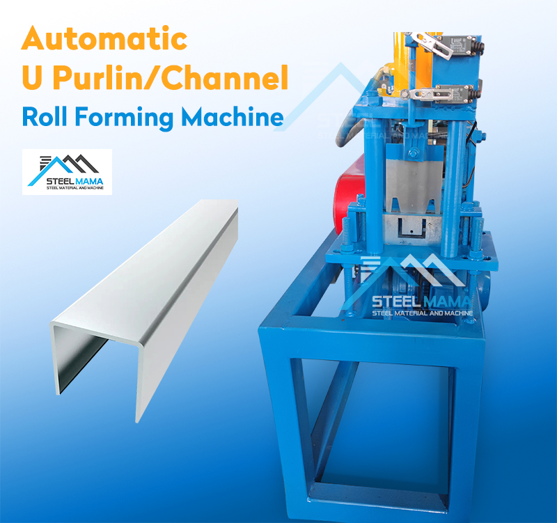 panel u purlin roll forming machine