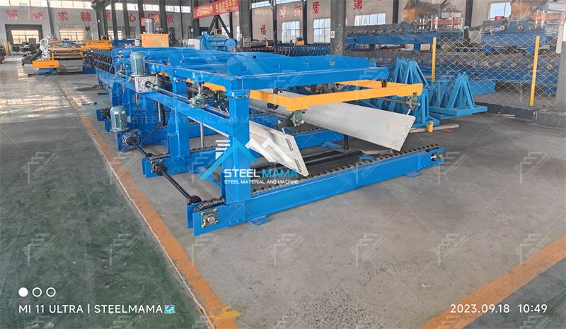 trapezoidal roof roll forming machine
