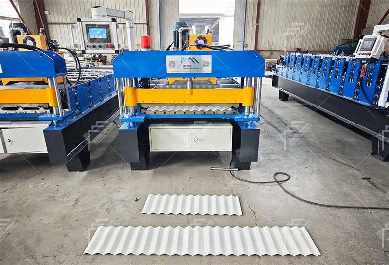 Corrugated steel making machine Corrugated steel making machine
