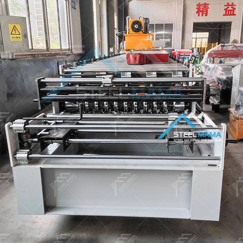 Bolivia Popular Double Layer 840 Glazed Tile And 825 Corrugated Metal Roof Sheet Making Rolling Forming Machine
