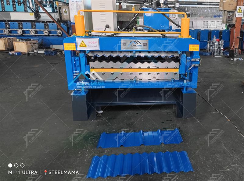 double layer roofing making machine