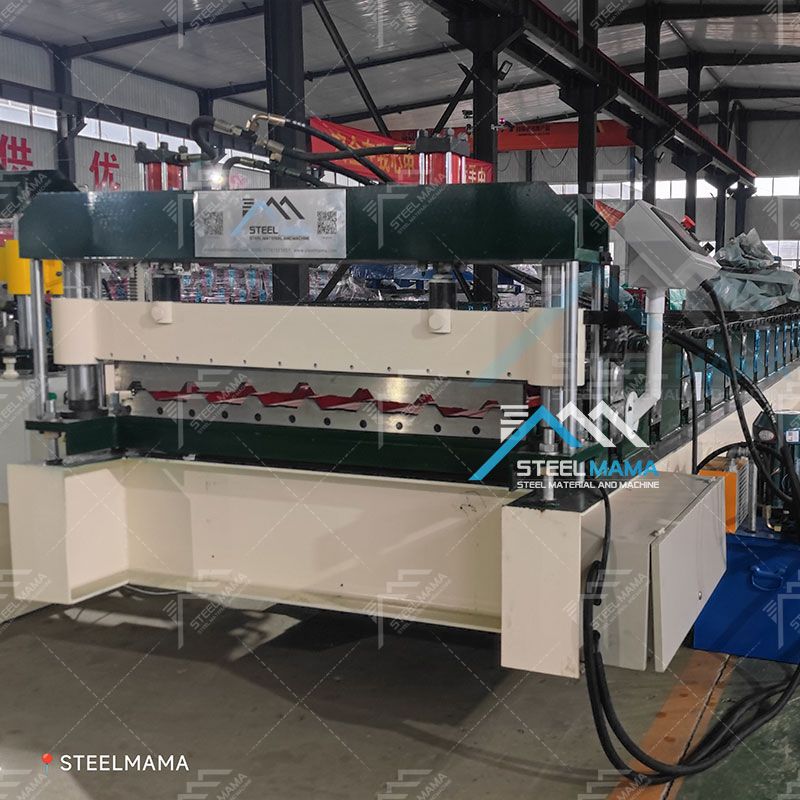 Brazil Popular High Speed NT 25/1025 IBR Trapezoidal Roofing Sheet Roll Forming Machine