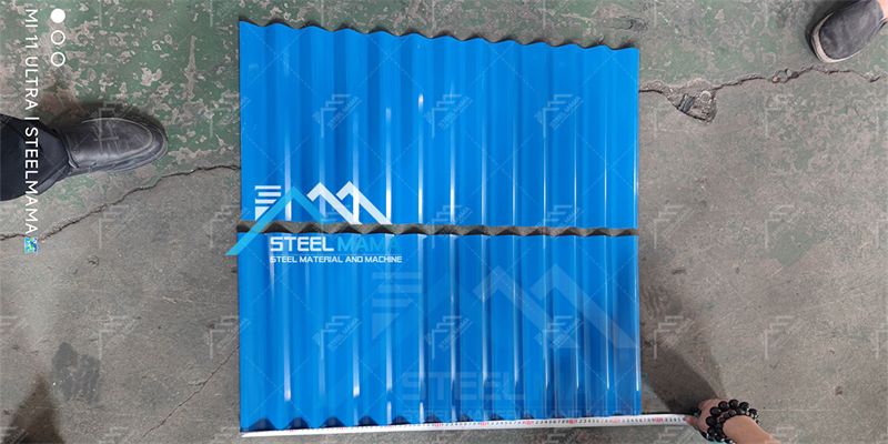 double layer trapezoidal roofing sheet machine