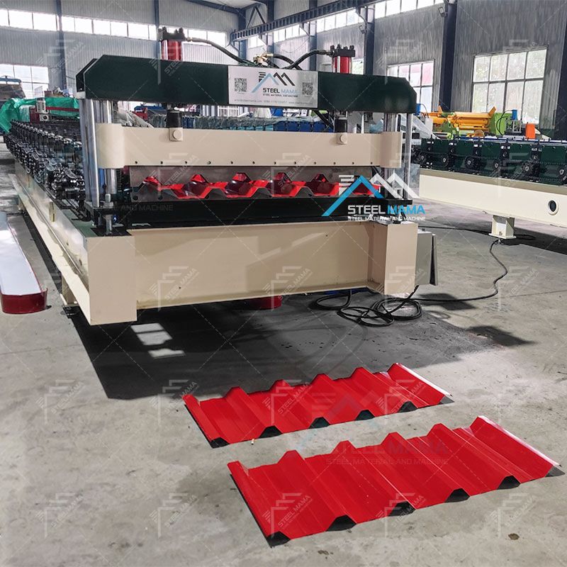 Brazil Popular TR6 IBR Trapezoidal Profile Metal Roofing Sheet Roll Forming Making Machine