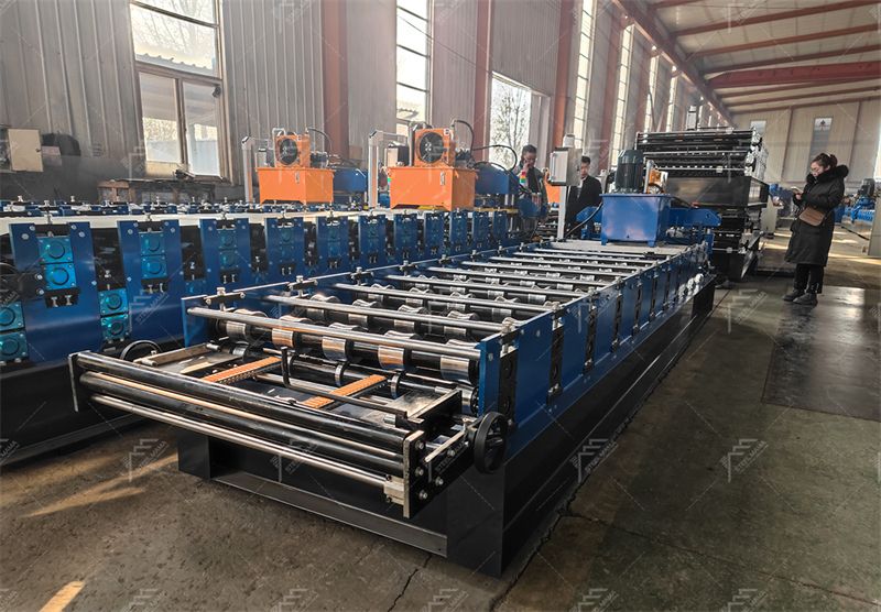 840 trapezoid roof making machine