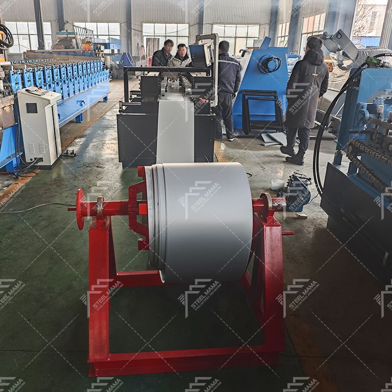 Portable Full Automatic Standing Seam Metal Roof Panel Electric Seaming Sheet Roll Forming Machine