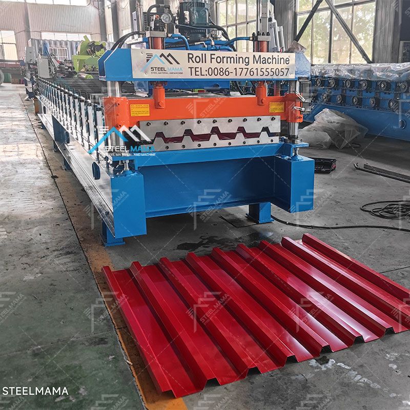 South Africa Popular Full Automatic 686 Trapezoidal Roofing Sheet IBR Iron Roof Sheet Making Machine