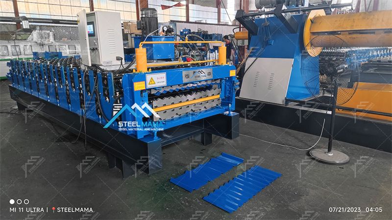 840 Trapezoidal double layer roll forming machine