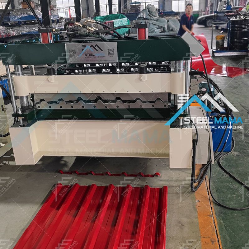 Brazil Popular High Speed NT 25/1025 IBR Trapezoidal Roofing Sheet Roll Forming Machine