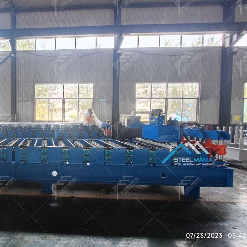 South Africa Popular Full Automatic 686 Trapezoidal Roofing Sheet IBR Iron Roof Sheet Making Machine