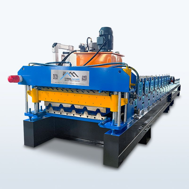 Zimbabwe Popular High Performance 720 Trapezoidal & 836 Corrugated Roofing Sheet Double Layer Machine