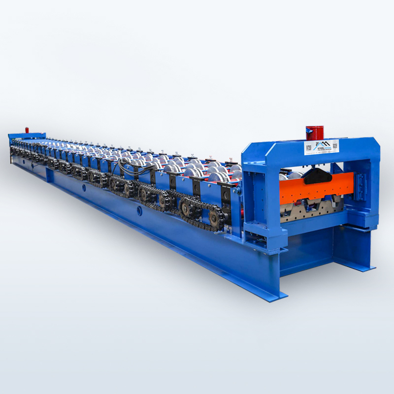 Factory Professional Galvanized Steel Metal Panel 720 Deck Floor Roll Forming Machine