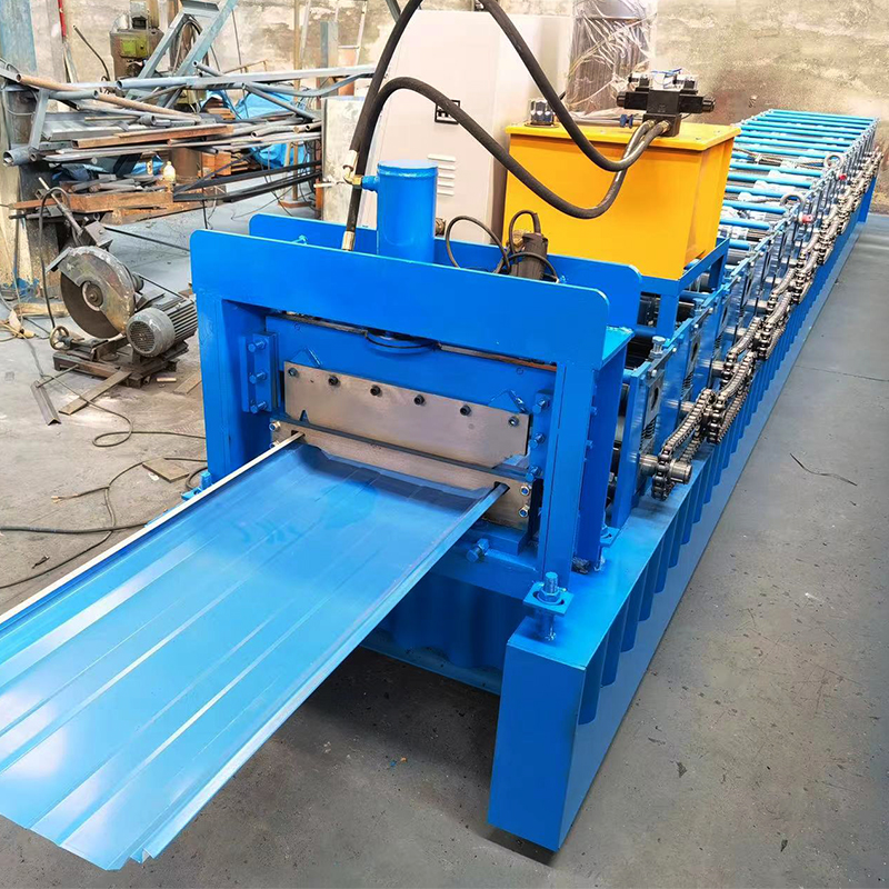 Construction Building Material Metal Color Steel 470 Self Lock Roofing Sheet Roll Forming Machine Price