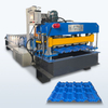 Zimbabwe Popular High Standard Full Automatic 800 Glazed Q Tile Roof Sheet Roll Forming Machine