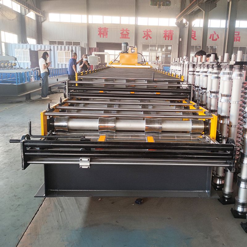 Peru Popular High Performance Full Automatic TR4 Trapezoidal & TR5 Trapezoidal Roofing Sheet Double Layer Machine