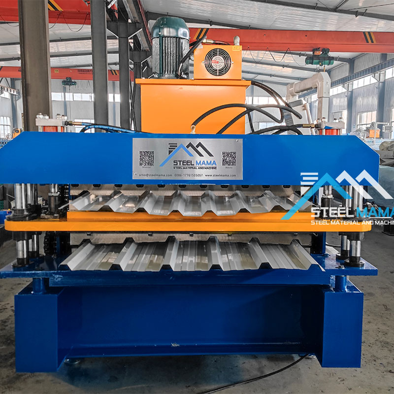 Factory Price Color Steel R101 And TR6 Double Layers Trapezoidal Roof Sheets Roofing Roll Forming Machines For Columbia