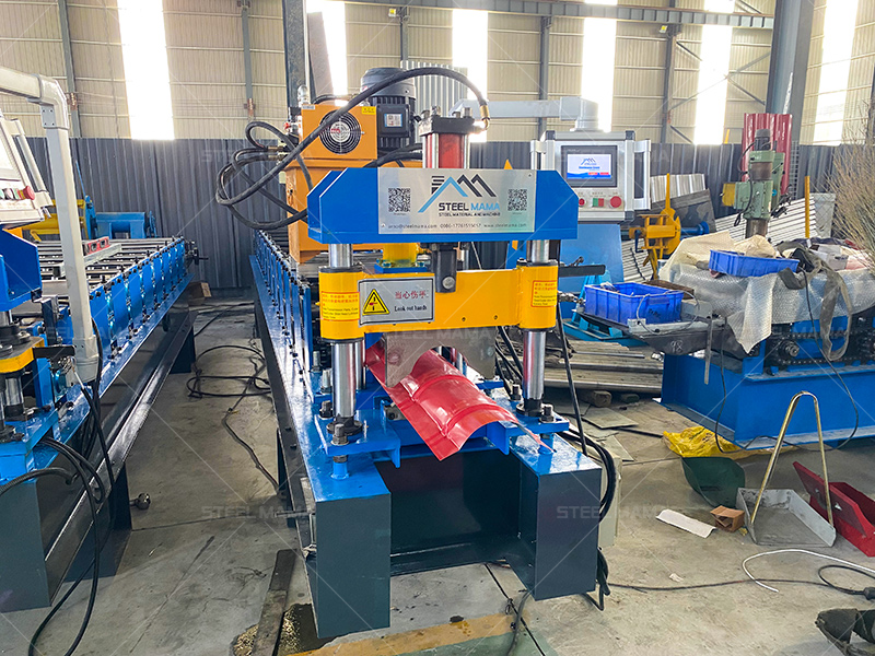 ridge cap roll forming machinery