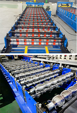 1100 Zee Tile Cold Roll Forming Machine