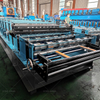 Kenya 1025 Trapezoidal Metal Profile Panel 1085 Steel Glazed Roof Step Tile Double Layer Roll Forming Machine for sale