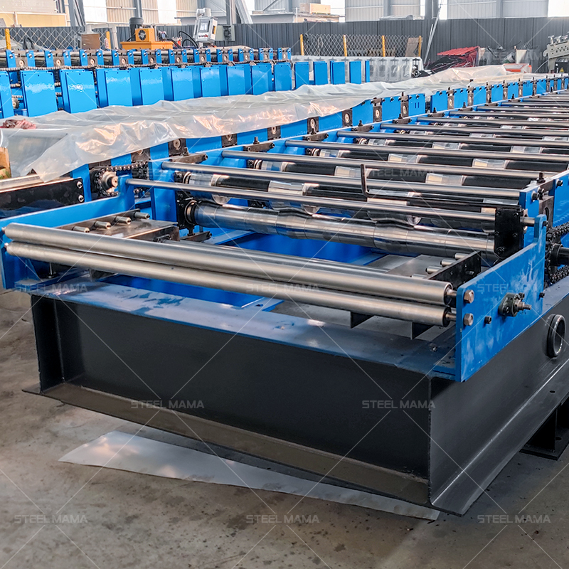 Factory New Design Ibr iron metal roof panel trapezoidal sheet roll forming machine for sale