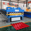 Factory Prices Good Quality 1060&1035 Trapezoidal And Corrugated Double Layer Metal Roof Tile Making Machine