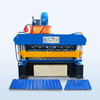 Uruguay Popular Full Automatic 988 Corrugated & 1050 Trapezoidal Double Layer Roofing Sheet Roll Forming Machine