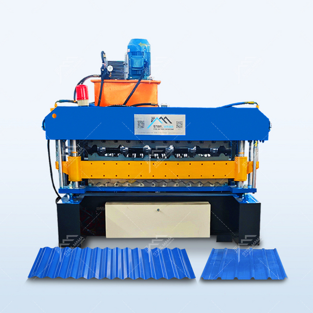 Uruguay Popular Full Automatic 988 Corrugated & 1050 Trapezoidal Double Layer Roofing Sheet Roll Forming Machine