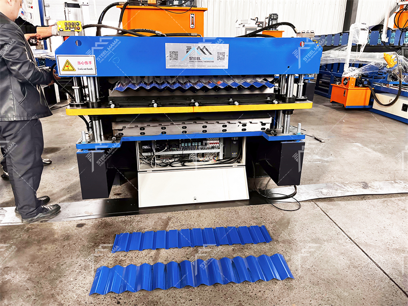 ibr roof sheet forming machine