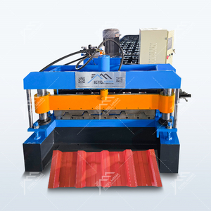 South Africa Popular High Quality Full Automatic 686 Trapezoidal Roof Sheet Roll Forming Machine