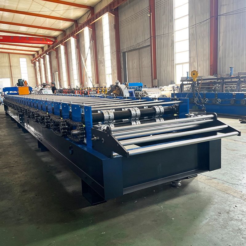 Ecuador Popular Full Automatic High Quality Decking Floor Roll Forming Machine