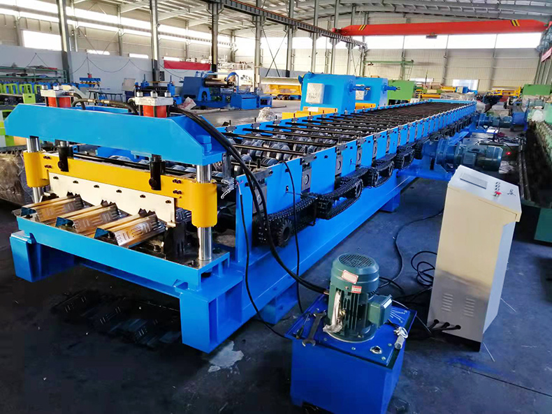 NEW Product Metal Decking Roll Forming Machine Galvanized Steel 1020mm Floor Deck Making Machine