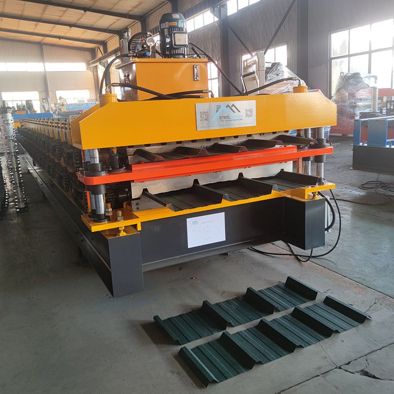 Peru Popular High Performance Full Automatic TR4 Trapezoidal & TR5 Trapezoidal Roofing Sheet Double Layer Machine