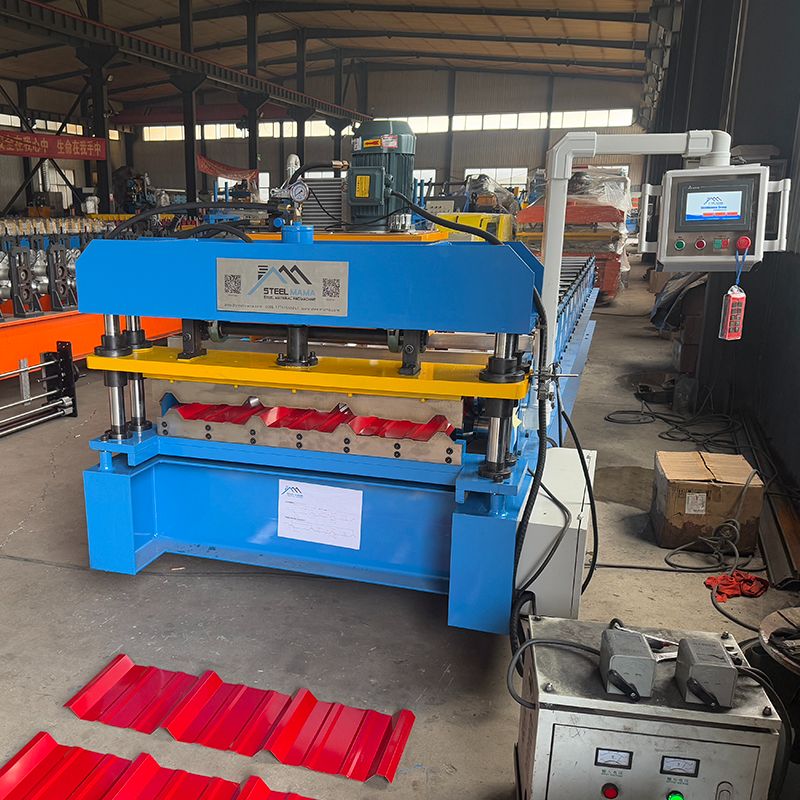 America Popular High Performance Full Automatic R Panel Roofing Sheet Roll Forming Machine