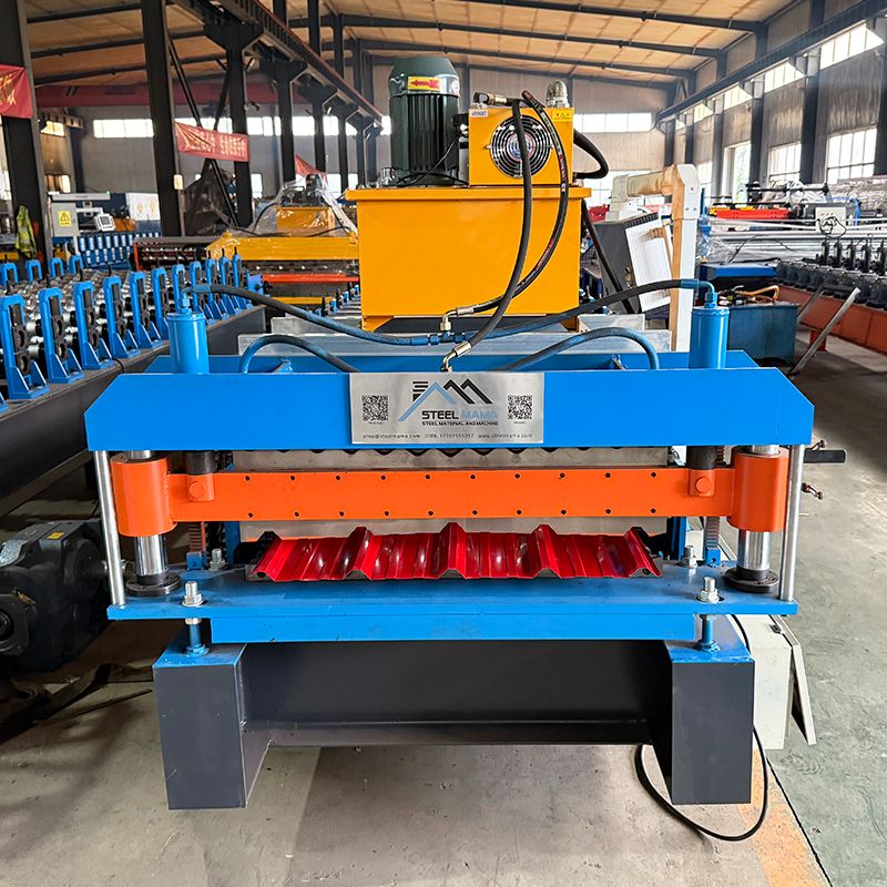 Bolivia Popular High Performance 840 Trapezoidal & 836 Corrugated Roofing Sheet Double Layer Machine