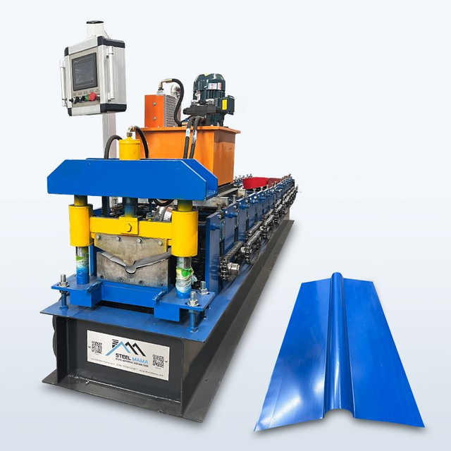 South Sudan Popular Full Automatic High Efficiency 400 Ridge Cap Roll Forming Machine