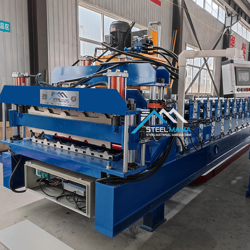 TR6 IBR Trapezoidal And Corrugated Tile Double Layer Sheet Iron Steel Roll Coil Roof Roll Forming Machine