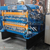Triple Layer TR4 IBR And 988 Corrugated 1065 Glazed Tile Panel Cold Roll Forming Machine