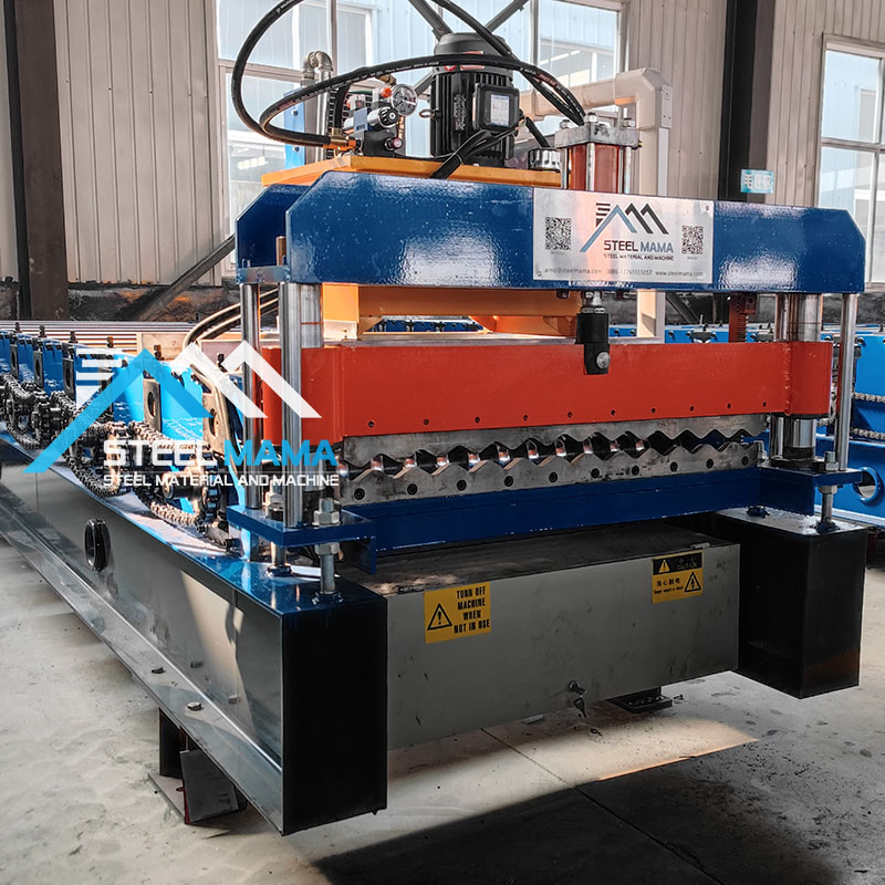 Kenya Popular High Speed 836 Glazed Corrugated Roofing Sheet Cold Roll Forming Machine With Servo Motor