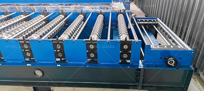 china metal steel panel roof wave machine