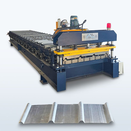 High Efficiency Custom Design 1045 Trapezoidal Roofing Sheet Roll Forming Machine for Indonesia
